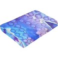 thumbnail image 6 of Plush Flannel Throw Blanket, Octopus Tentacles Blue and Purple Swirl Sea Animal Throw for All Seasons, Super Cozy Air Conditioning Blanket 60\\, 6 of 6
