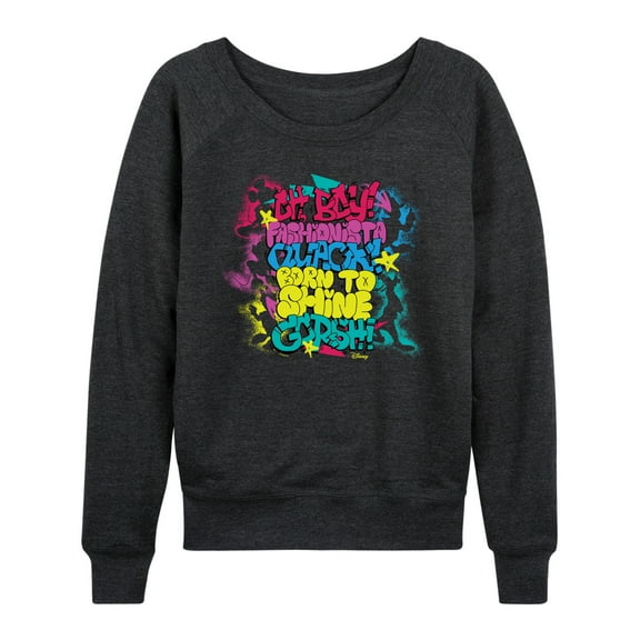 Disney - Stacked Editorial - Women's Lightweight French Terry Long Sleeve Shirt