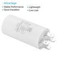 thumbnail image 4 of Uxcell CBB60 6uf Run Capacitor,2Pcs AC450V 4Pin Double Insert for Motor Star 62x30mm, 4 of 5