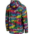 thumbnail image 3 of Men's ProSphere Black Bianca Belair Graffiti Pullover Hoodie, 3 of 3