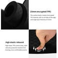 thumbnail image 6 of Extra Thickened 15mm Exercise Mat (72" x 32") for Men & Women Non Slip with High Density Large Shock Absorber Pad for Home Gym Travel & Floor Outside Fitness in Black, 6 of 8