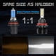 thumbnail image 2 of Juego Combinado de Bombillas LED Dodge Stratus 1998 1999 2000 para Luz Alta/Baja + Antiniebla, Kit de 4 Unidades: 2x 9007/HB5 para Faros Principales + 2x H11/H8/H16 para Faros Antiniebla, 2 of 12