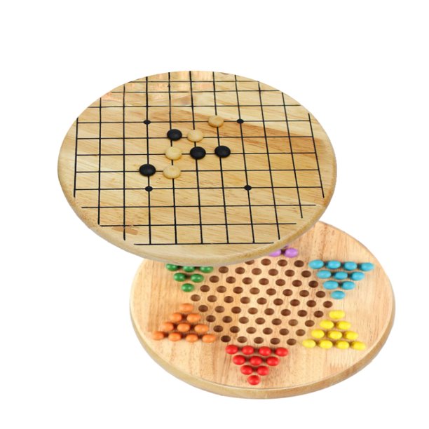 Traditional Strategy Board Game Set (Five in a Row), 2 in 1 Chinese
