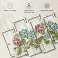 thumbnail image 6 of Elephant Stock Vibrant Row Of Hydrangea On Wood Wall Art - Horizontal Multi Panel Canvas - Bedroom Wall Decor - Floral And Botanical Multi Panel - Gray And Green Decor By Cheri Blum - 68" x 42", 6 of 8