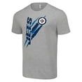 thumbnail image 2 of Men's Starter  Heather Gray Winnipeg Jets Color Scratch T-Shirt, 2 of 3