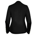 thumbnail image 5 of Hpapadks Blazers for Women Formal Solid Long Sleeve Outerwear Trench Cardigan Suit Jacket Black L, 5 of 5