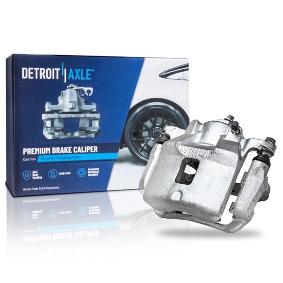Detroit Axle - Front Left Brake Caliper w/Bracket Replacement for Chevrolet Cobalt Pontiac G5 Pursuit Saturn Ion