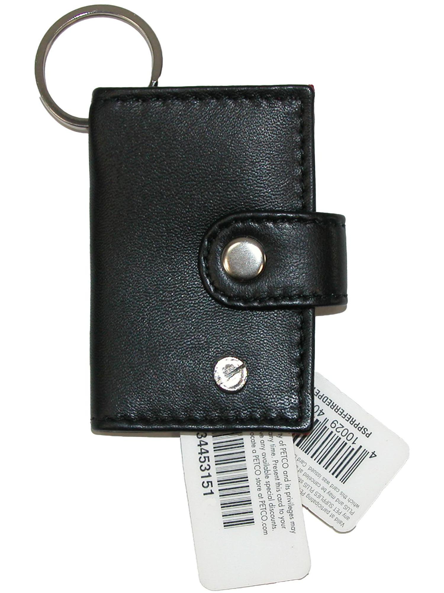 CTM Leather Scan Card Key Chain Wallet - image 3 of 3