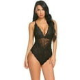 thumbnail image 2 of Avidlove Lingerie for Women Lace Bodysuit Snap Crotch One Piece Underwear(Black,L), 2 of 6