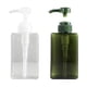 thumbnail image 1 of Paquete de 2 dispensadores de botellas con bomba, dispensadores de loción de plástico cuadrados, botellas vacías con bomba de loción, recipientes vacíos rellenables para líquidos, 1 of 7