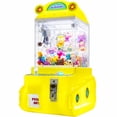 thumbnail image 1 of Maquina Garra Peluches Mini Audiotek Doll Caza Luz Led Sonido Tankman Color Amarillo, 1 of 9
