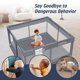 thumbnail image 3 of Baby Playpen Jaobeem para bebés y niños pequeños 127 x 127 cm, 3 of 7