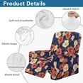 thumbnail image 5 of FOR U DESIGNS Hibiscus Pattern Recliner Chair Covers 4-Pieces Comfortable Chair Covers for Living Room Anti-Dust Furniture Protector Home Decor Accessories, 5 of 8