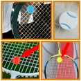 thumbnail image 2 of GARVALON 8Pcs Silicone Tennis Racket Dampener Shock Absorber Vibration Dampener for Racket, 2 of 8