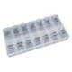 thumbnail image 4 of Dispensador de tabletas medicinales 2 veces al día Organizador diario de medicinas Tapas transparentes portátiles a prueba de humedad para pastillas/vitaminas/suplementos/medicamentos FLhrweasw  Nuevo, 4 of 6