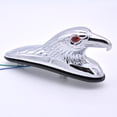 thumbnail image 2 of Guardabarros delantero Universal para motocicleta, estatua decorativa de cabeza de águila para marcos y accesorios de moto de cross ATV, capó de coche, 2 of 5