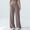 Coffee women wide leg trousers with pockets a1, variant on Cagogo Women's Wide Leg High Waisted Trousers with Pockets Casual Loose Long Pants Beach Work Lounge Trousers Fashion Summer Clothes, Coffee M