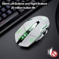 thumbnail image 3 of Mouse Inalámbrico Gamer ADA FREE WOLF X8 Recargable 1800DPI, 3 of 4