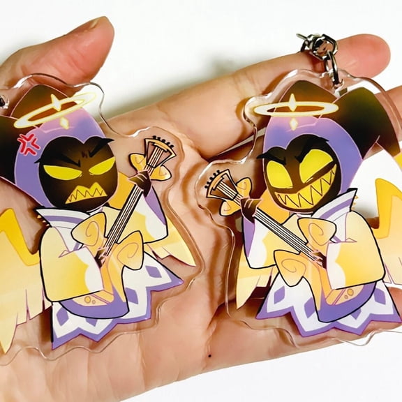 Adam - Hazbin Hotel Keychain - cute chibi Adam charm (1 keychain)