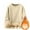 Beige #6, variant on Zimjoy Mens Sweatshirts Casual Thermal Crew Neck Sweatshirt Long Sleeve Thick Fleece Pullover Basic Winter Pullover Sweatshirt, Coffee 2XL