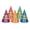 Red, variant on Beistle - Cone Hats - 6½" - Pack of 144