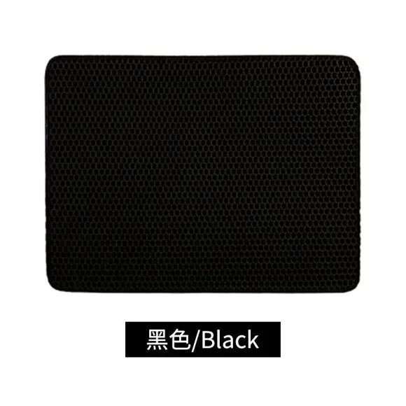 Cat Litter Mat Waterproof Urine Proof Kitty Litter Mat Double Layer Litter Box Mat Skidproof Soft EVA Cat Clean Litter Mat Bed