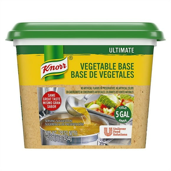 Knorr 1 lb. Ultimate Vegetable Bouillon Base - 6/Case