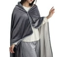 thumbnail image 1 of Blanket Doublelayer Tartan Lady Winter Scarf Wrap Multifunction Plaid Warm Shawl Home Textiles Multipurpose Blanket Soft Breathable Machine Washable All-Season Throw Blanket for Hot Sleepers, 1 of 3