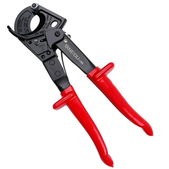 Cortador de cables con trinquete Yangoutool para cables eléctricos