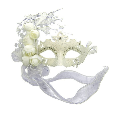 FANCY WHITE VENETIAN MASK - Masquerade Party - COSTUME