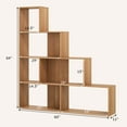 thumbnail image 3 of Costway 6 Cubes Ladder Shelf Freestanding Corner Bookshelf Storage Bookcase Display Rack, 3 of 10