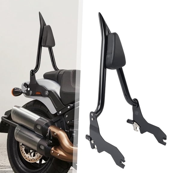 NS 1 Pc Synthetic leather Passenger Backrest Sissy Bar for Davidson Fat Bob 114 FXFBS 2018-2023