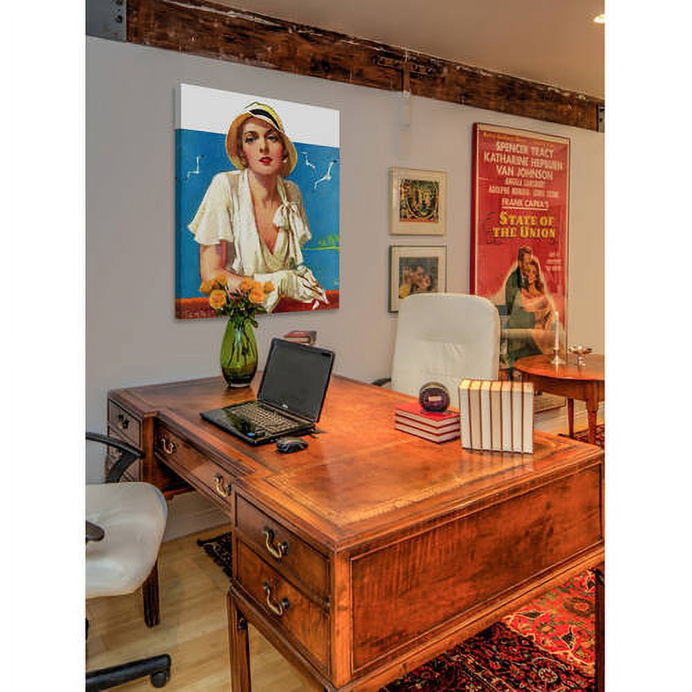 Marmont Hill - "Enjoying the View" Painting Print on Wrapped Canvas