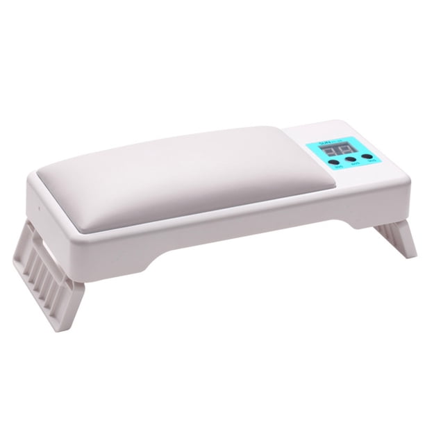 Almohada de uñas plegable UV LED Lámpara de uñas Esmalte de gel Secador de uñas con arte de uñas Cojín de mano Lámpara de terapia LED Reposabrazos de uñas para salón de uñas Uso en el hogar