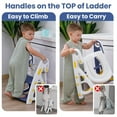 thumbnail image 5 of Primlect Potty Training Toilet Seat, 2 in 1 with Ladder, Adjustable Height ,for Ages 1-3, Blue, 5 of 8
