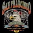 thumbnail image 2 of Junior's Lost Gods San Francisco Bike Rally 2001 Graphic Oversized T-Shirt, 2 of 2