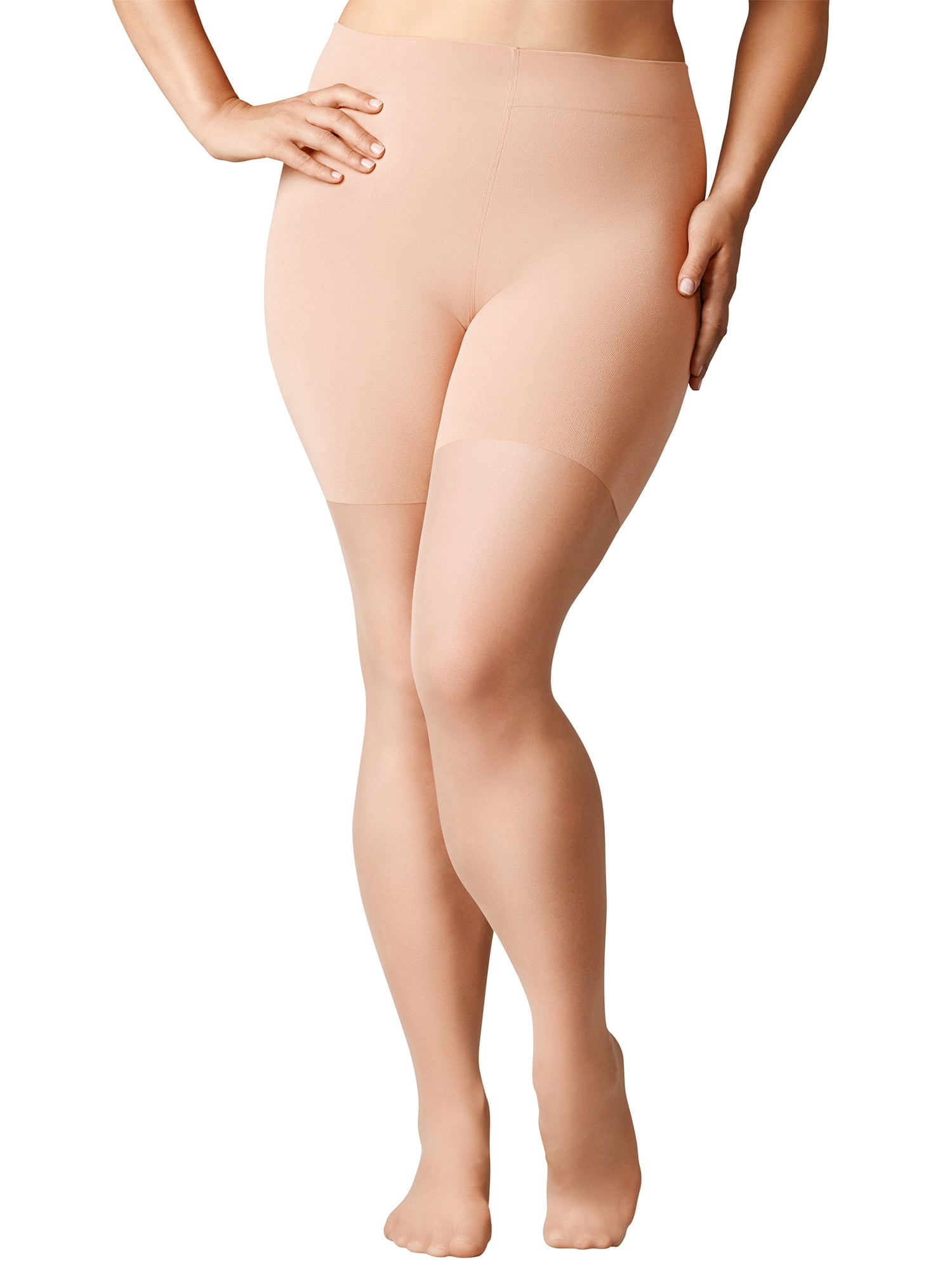 Sheer Spandex Pantyhose for Women Plus Size Pack of 3 by Lissele 