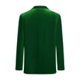 thumbnail image 2 of Doomiva Kids Boys' Blazer Formal Velvet One Button Suit Jacket Outwear Dark Green 16, 2 of 5
