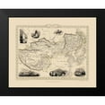 thumbnail image 2 of Tallis 18x15 Black Modern Framed Museum Art Print Titled - Asia China Tibet Mongolia - Tallis 1851, 2 of 5