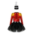 thumbnail image 2 of renvena Girls Drum Majorette Costumes Halloween Tassels Sequins Dance Tutu Dress with Hat Black 6, 2 of 7