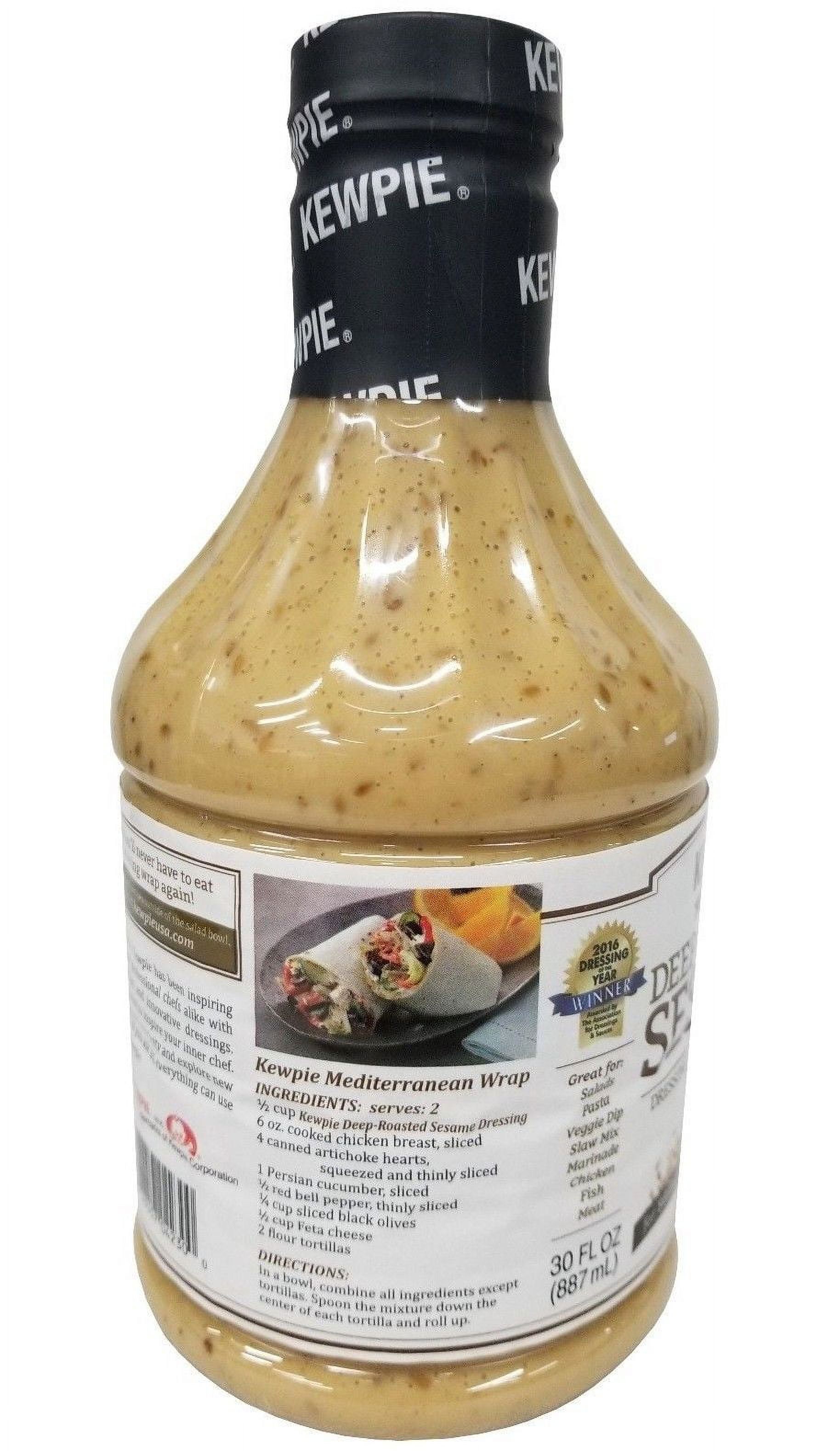 Kewpie Creamy Deep Roasted Sesame Dressing – 30oz (887mL) – 2-Pack – Best By 02/2026