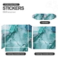 thumbnail image 5 of Decal Skin for PS4 Slim / PS4 Pro / PS4, Whole Body Vinyl Sticker Cover for Playstation 4 Console and Controller (Marble Pattern Blue Gold), 5 of 5