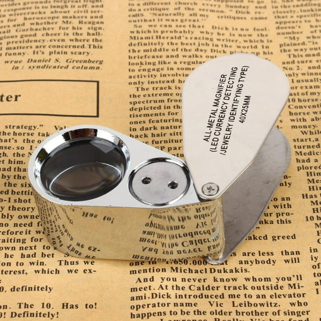 Loupe Pliante en Métal, pour Usage Industriel Scientifique