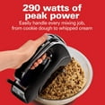 thumbnail image 5 of Hamilton Beach Electric Hand Mixer with Snap-On Case, Twisted Wire Beaters, Milkshake Rod, Dough Hook, Whisk, 6-Speed, Black, 5 of 9