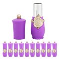 thumbnail image 2 of Eddwiin Royal Style DIY Lipstick Vacío Contenedor Auto-Hecho a Mismo Lápiz Labial Molde Bálsamo Labial Tubos (Ten OPP Bolsas-Morado), 2 of 5