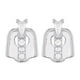 thumbnail image 2 of Rhinestone Bar Teeth Fang Grills Teeth Caps Hippy Jewelry - Plata 4 Cristal Zulema Boca boca tapa de tomas, 2 of 7