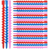 Pawsdot Heatless Curling Tools For Curly Hair Spiral Plastic Curlers 20PCS