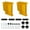 Yellow, variant on ANXPTIME Featherboard Table Sawing Router Table Planers Jointer Wood Pushers Reduces Kickbacks Increases Safety for Woodworking