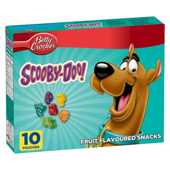 Collation à saveur de fruits Sans gluten Scooby-Doo de Betty Crocker 10 sachets, 226 g