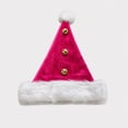 thumbnail image 6 of Wiyuqeen Soft Plush Christmas Hat with Jingle Bell Detail Unisex Santa Cap for Adults Kids Ideal Holiday Party Favor and Home Decoration for Family Christmas Celebrations, 6 of 7